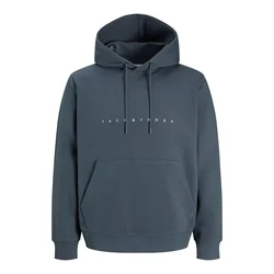 JACK & JONES Majica JJEStar grafit/bela