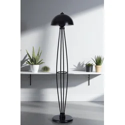 Podna lampa Hedar, Crna