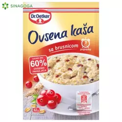 OVSENA KASA SA BRUSNICOM 62G (22) DR. OETKER