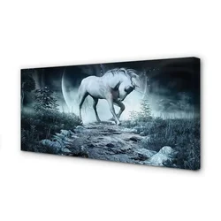 tulup.si Slika na platnu Forest unicorn luna 140x70 cm