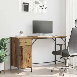 Računalni stol Staro drvo 131 x 48 x 75 cm Konstruirano drvo