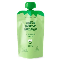 Nutrino Lab Junior Mix Jabuka Kruška Banana, 180 g