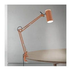 Orion - Stona lampa sa stezaljkom GILI 1xE27/40W/230V ciglasta