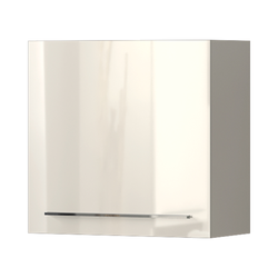 JELA VISEĆA KOMODA VK60-1K/PN - kolekcija Piano - Bež lak/Bež Lak - 60x57x29 cm