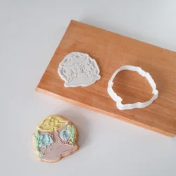KREATIVNI SLATKIŠI Modla za kolače Šumske pečurke, 8 cm, Bela