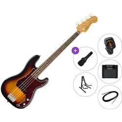 Fender Squier Classic Vibe 60s Precision Bass IL Premium SET 3-Tone Sunburst Električna bas kitara