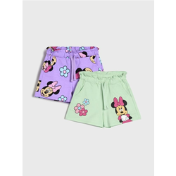 Sinsay - Kratke pantalone Minnie Mouse 2 pack - lavanda