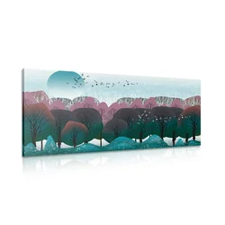 Slika moderna džungla - 80x40