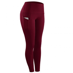 Ženske Tajice Pocket - Bordo / L KP14773