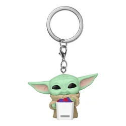 Funko POP! Keychain privezak Star Wars: Grogu sa kokicama, 10 cm
