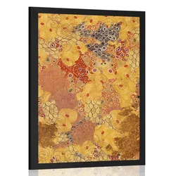 Plakat abstrakcija v stilu G. Klimta - 20x30 white