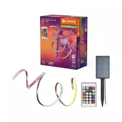 Ledvance - LED RGB prigušiva solarna traka FLEX 3m, LED/1,2W/5V, IP44 + daljinski upravljač