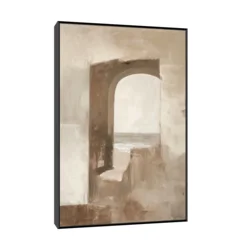 Canvas Slika na platnu Zapanjujuća iluzija, Sa ramom, 40 x 60 cm, Crni