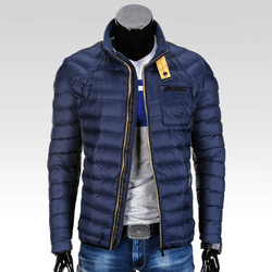 OMBRE CLOTHING muška jakna bez kapuljače Sterling, tamno plava, S