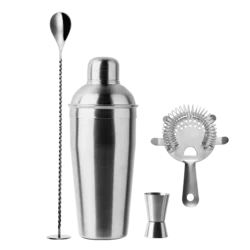 Barmanski set 4 kosi mat — Basic Bar - 593782