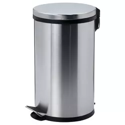 SNÖRPA Kanta za otpatke s papučicom, nerđajući čelik, 5 l