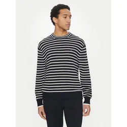 Tommy Hilfiger Pulover Breton MW0MW38944 Mornarsko modra Regular Fit