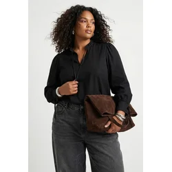 Trendyol Curve Ženska bluza Tbbss26Af00020, Crna