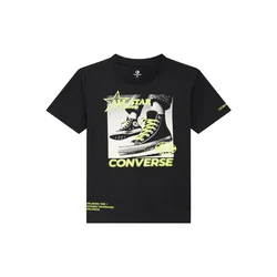 CONVERSE Majica PHOTO REAL CNV SNKR limona/črna/bela