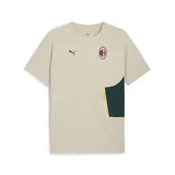 AC Milan PUMATECH Pocket Tee Men, Sport, Desert Dust/Dark Myrtle, XS