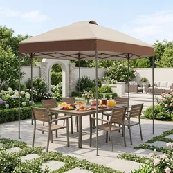 Costway Pop-Up paviljon 3,6x3,6 m rjav