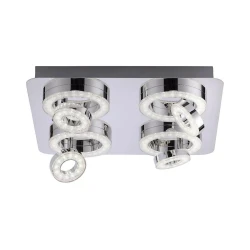 JUST LIGHT. 14662-17 - LED RGBW prigušiva spot svetiljka TIM 4xLED/5,9/230V + daljinski upravljač