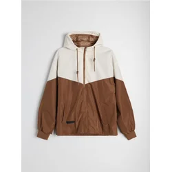 Sinsay - Laka jakna windbreaker sa kapuljačom - braon