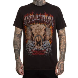 Hardcore majica moška - AMERICAN EXHAUST - AFFLICTION - A27878-BBLV
