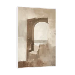 Canvas Slika na platnu Zapanjujuća iluzija, Sa ramom, 50 x 75 cm, Beli