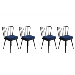 Hanah Home Yildiz 944 V4 Stolice, Plave