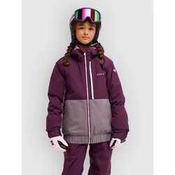 Roxy Crystal Clear Girl Kids Jacket blackberry wine