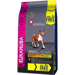 15 kg + 3 kg besplatno! Eukanuba suha hrana za pse - Adult Medium Breed ChickenBESPLATNA dostava od 299kn
