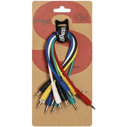 Stagg SPC030MJ E 30 cm Ravni - Ravni Patch kabel