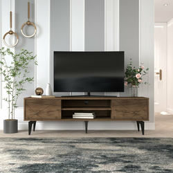 HANAH HOME TV polica Brendon Walnut