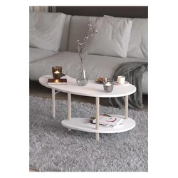 Hanah Home Stočić za kafu, Beli