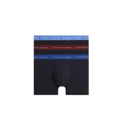 Tommy Hilfiger Underwear Boksarice Essentials modra/azur/temno rdeča/črna