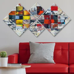 Wallity slika 4MDF1834682839, 60x115 cm, 4 dijela