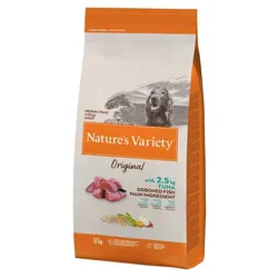 Natures Variety Hrana za pse Medium/Maxi Adult gain Original, Tuna - 12 kg