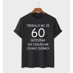 MAFIMI Majica Trebalo mi je 60 Godina, Crna