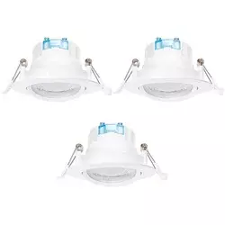 Aigostar - KOMPLET 3x ugradno LED svetlo LED/5W/230V 6500K prečnik 8,5 cm belo