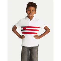 Tommy Hilfiger Polo majica KB0KB09528 D Bela Regular Fit