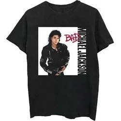 Michael Jackson Unisex majica Bad Black M
