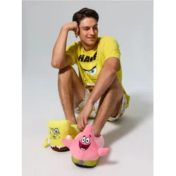 Sinsay - Plišane papuče sa 3D elementima SpongeBob - šareno