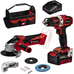 EINHELL TE-TK 18 Li Kit (CD+AG) set aku busilica i brusilica