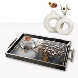 Aberto Design Poslužavnik TPG9889 50 x 29 x 3.5 cm, Šareni