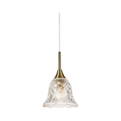 Markslöjd 109011 - Luster na sajli LUNA 1xE14/40W/230V mesing