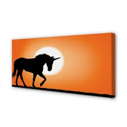 tulup.si Slika na platnu Sunset unicorn 120x60 cm