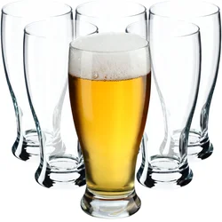 KADAX Stekleni vrčki za pivo 565 ml, komplet 6 kozarcev