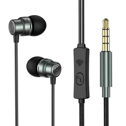 Yesido - Stereo slušalice (YH32) - Jack 3,5 mm s mikrofonom, 1,2 m - crne