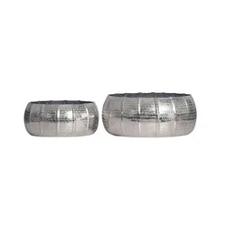 Livetastic Set Dekorativnih Vaz Silver, 2 Kos